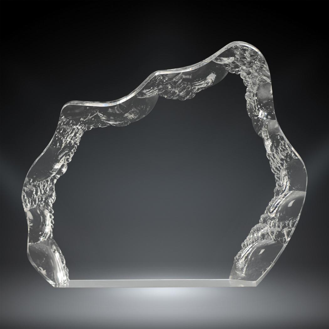 Elegant Iceberg Acrylic Award Small 4x5.5"